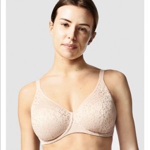 BNWT Chantelle Norah Comfort Underwire Bra, nude, 38D